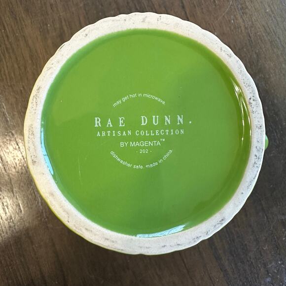 Rae Dunn Cactus “Spiked” Green Mug Artisan Collection by Magenta - Picture 7 of 8